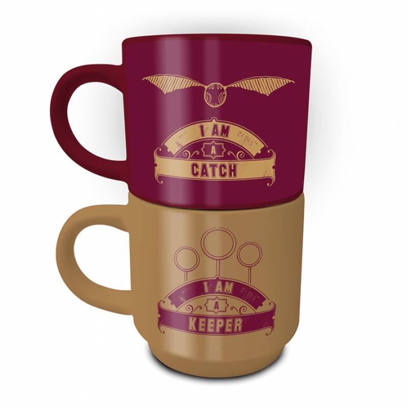 Harry Potter Keeper and Catch Mugs